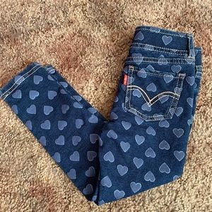 Levi’s heart bling jeggings